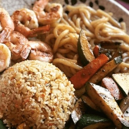 Hibachi Shrimp Lunch.