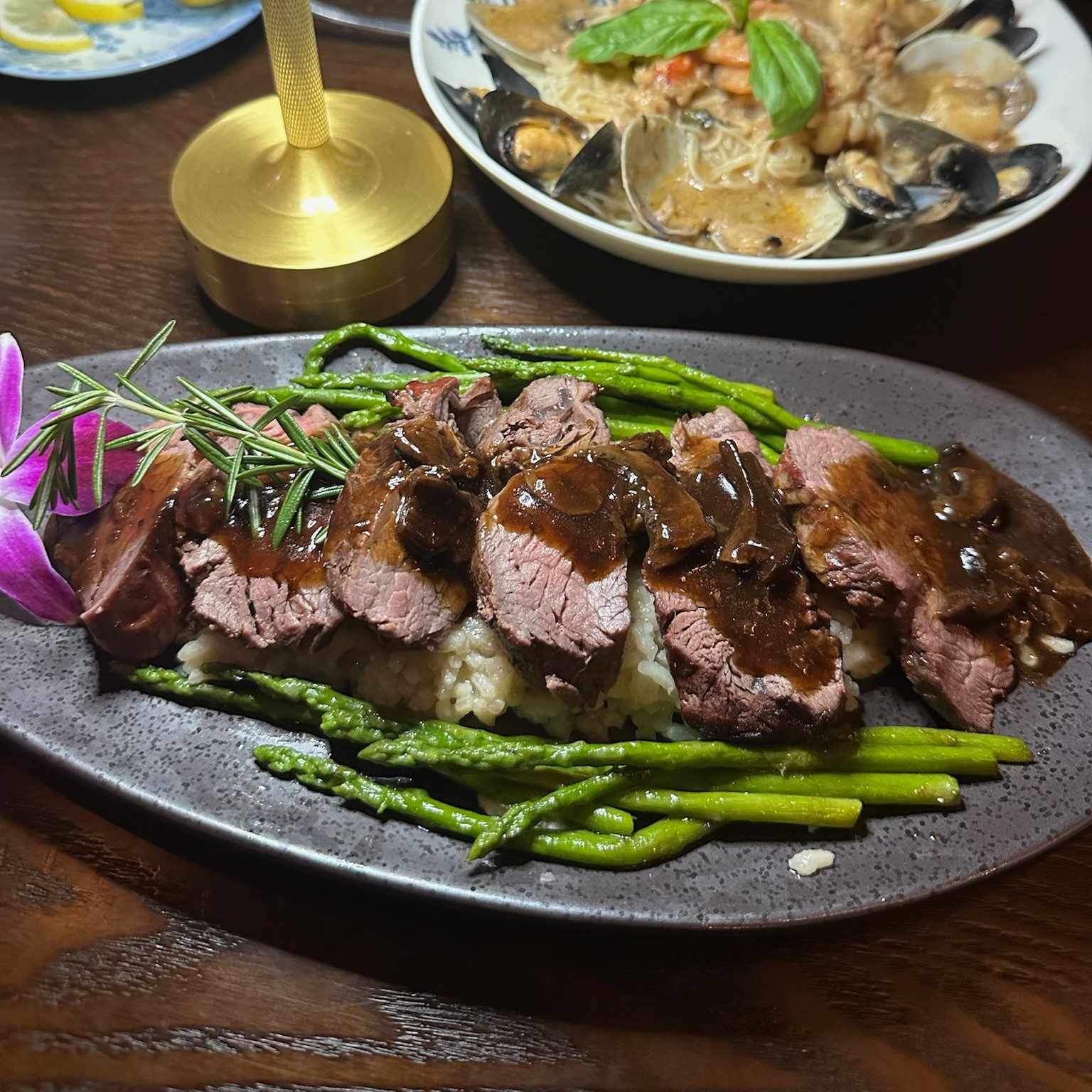 Beef Tenderloin in Demi-Glazed Tray.