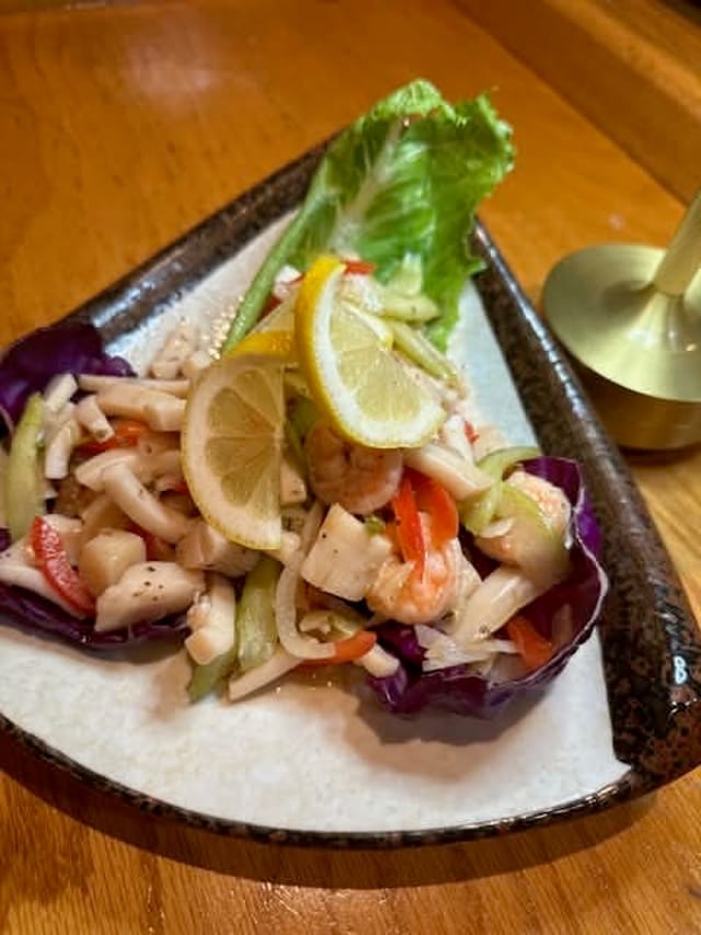 Marinated Seafood Salad.